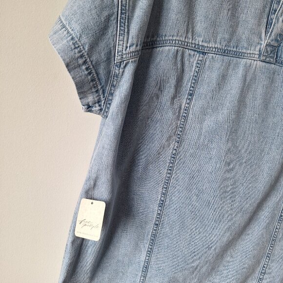 Free People Arland Mini Dress - XS - Bayshore Wash - Picture 9 of 9